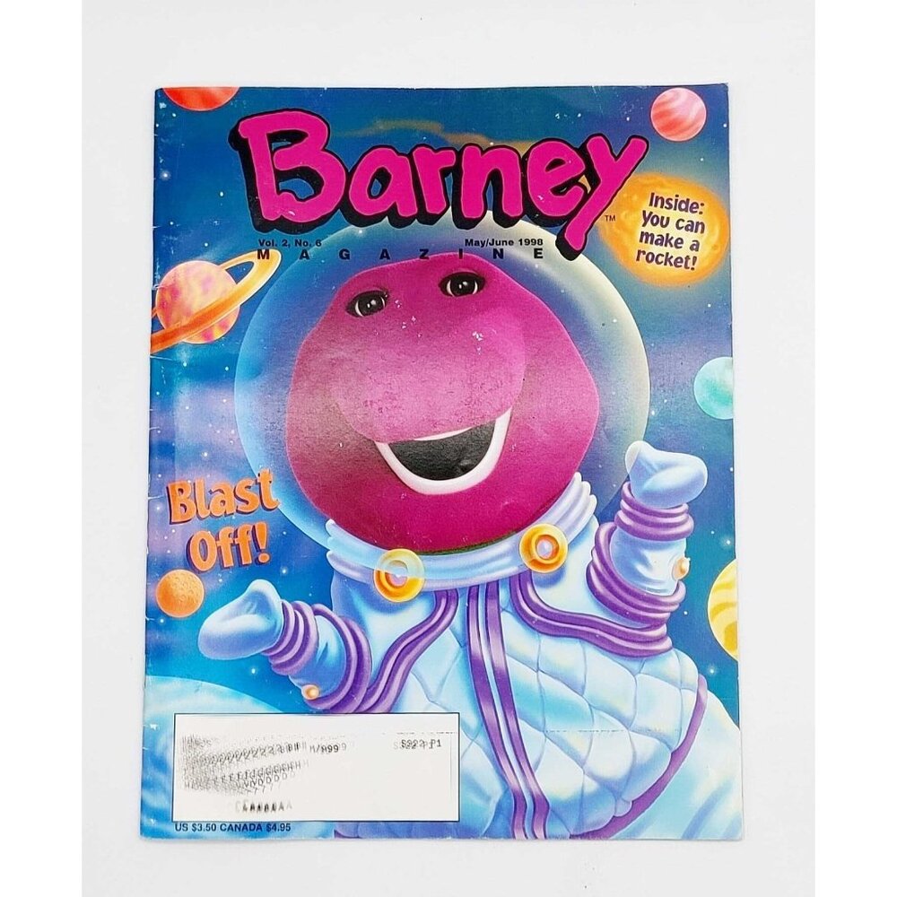 Barney Magazine May/June 1998 Blast Off!